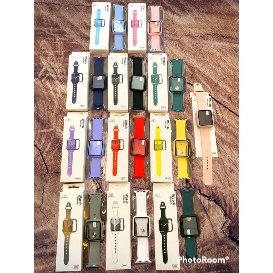 TALI STRAP APPLE WATCH + BUMPER HARD CASE APPLEWATCH /TALI STRIP SMARTWATCH TYPE AK 201 UK 42/44