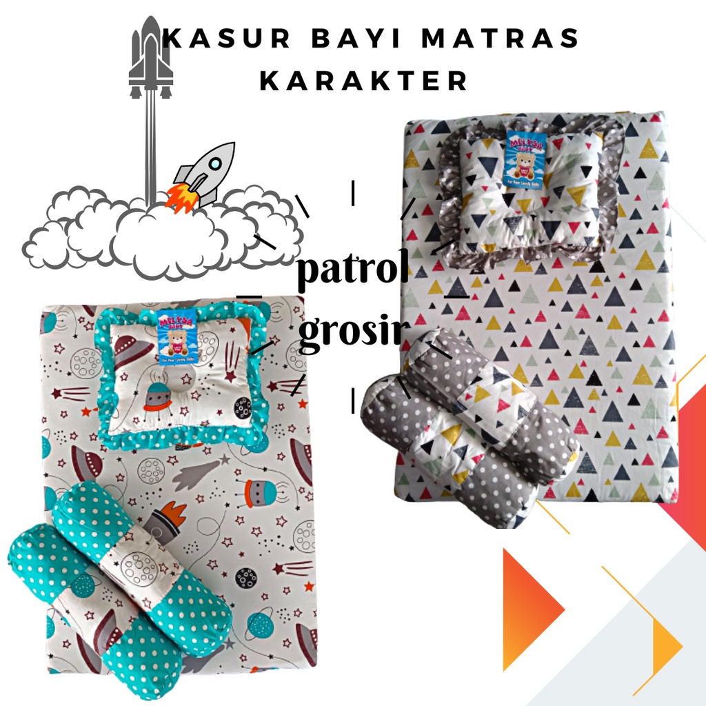 Kasur Matras Bayi Set Bantal Guling MELYSA BABY