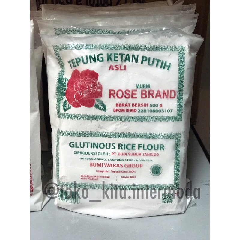 

Tepung Ketan Putih Rose Brand