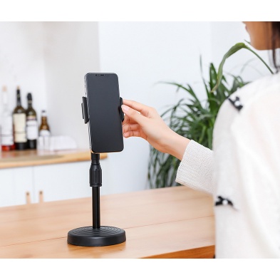 READY STOCK PHONE HOLDER STANDING MEJA HD25 / HOLDER TATAKAN HP DI MEJA UNIVERSAL FLEXIBEL 360 DERAJAT