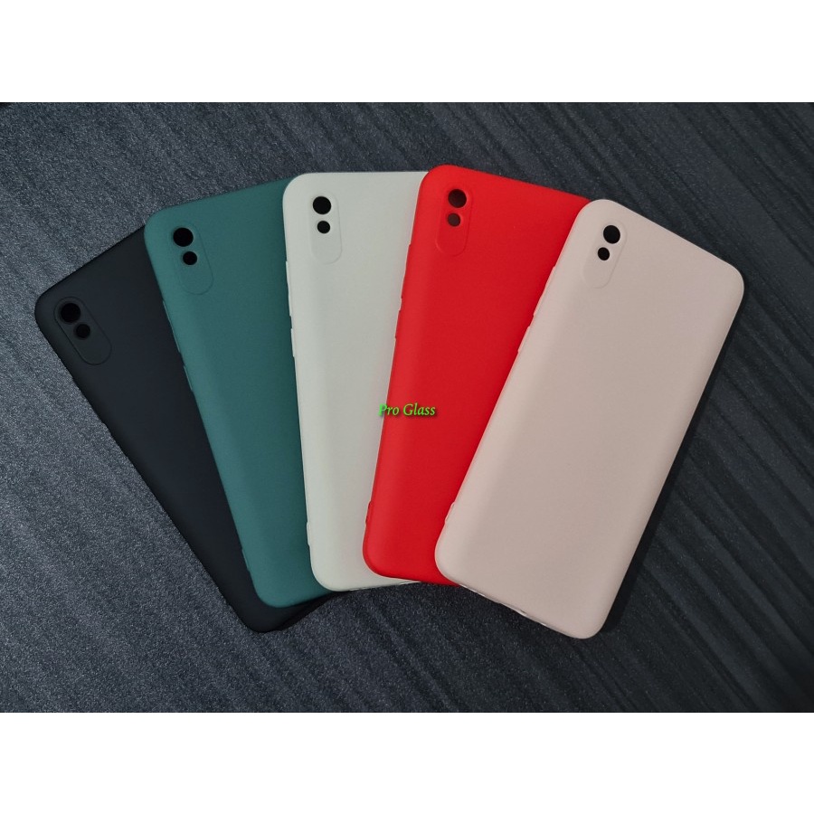 C119 Xiaomi Redmi 9A / 9T Matte Silicone Case + Lens Protection