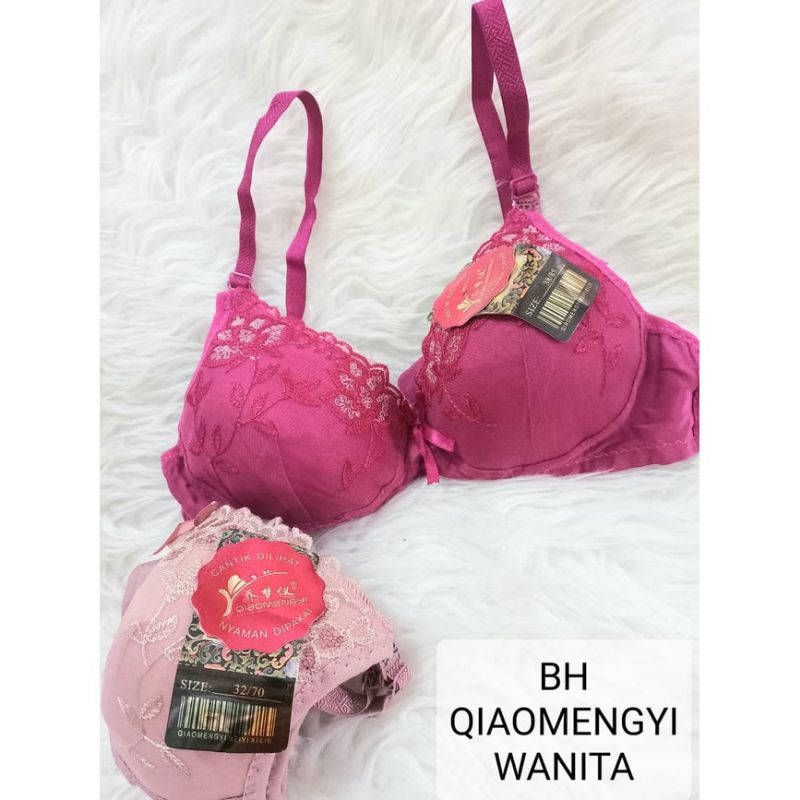 Bra bh busa tanpa kawat motif bordir termurah | bra bh qiomengyi | bh kalubiya yamigotong bordir