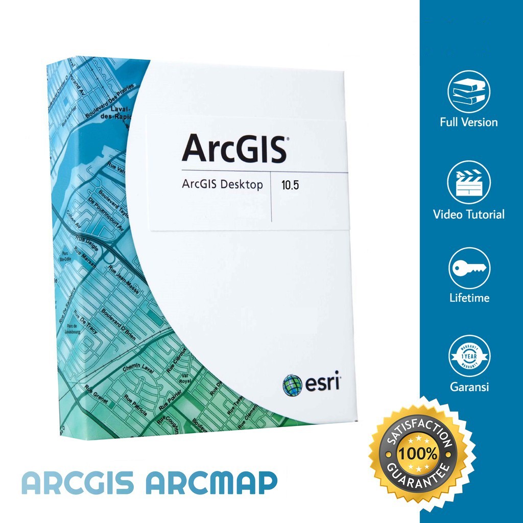 [FULL VERSION] ArcGIS Desktop 10 Software Map Peta - GARANSI AKTIVASI