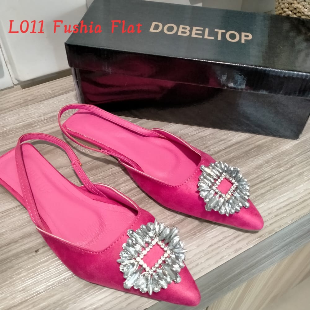 Flat sandal wanita Dbltop L011