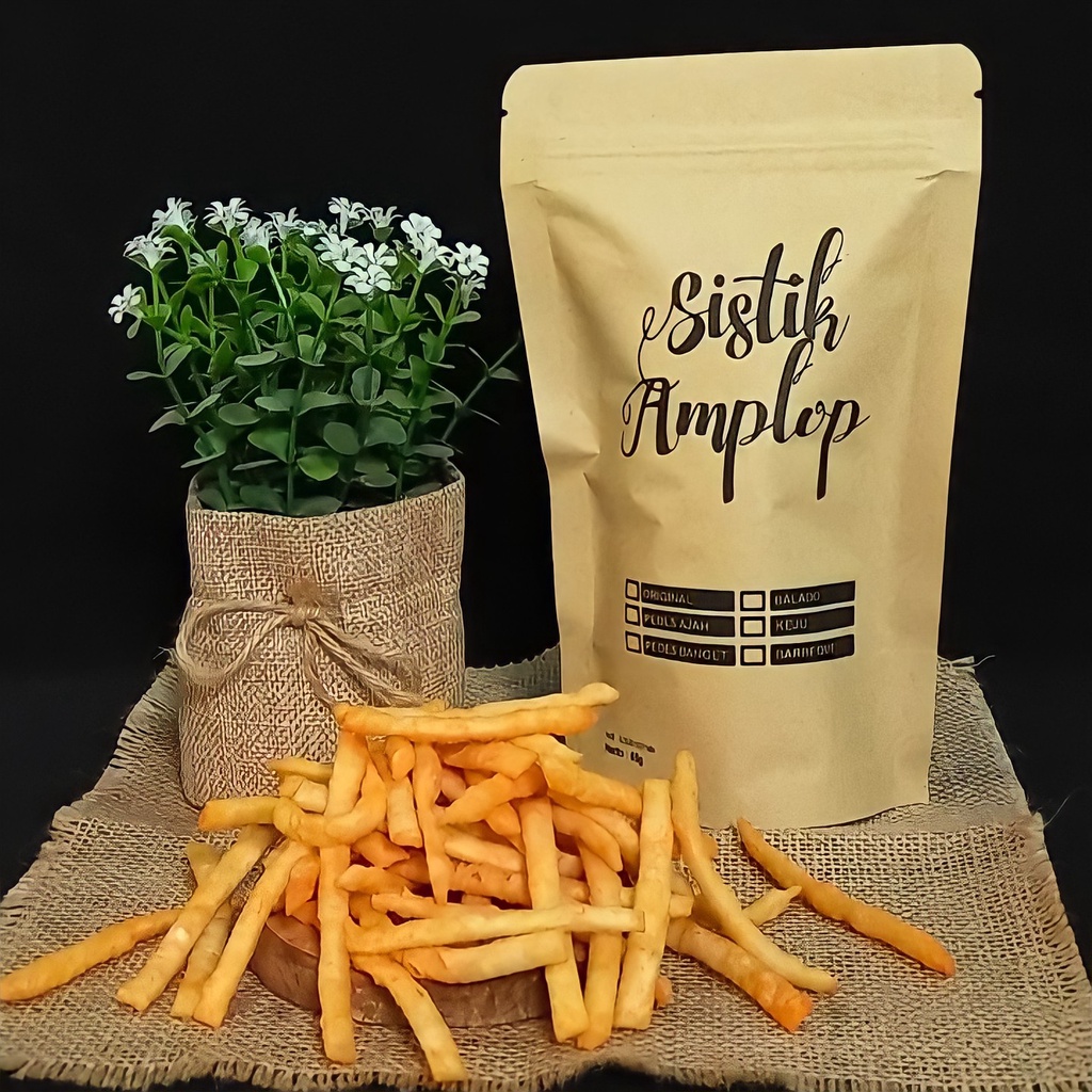 

Sistik Amplop Snack Sistik Bawang Aneka Rasa - 65g