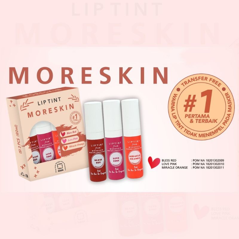 MORESKIN LIPTINT NASA // LIP TINT MORESKIN NASA ORIGINAL