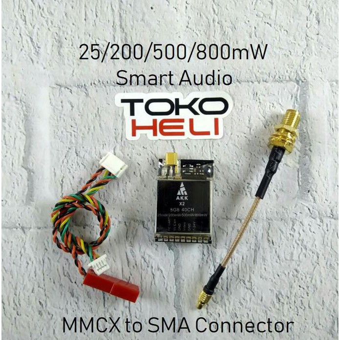 AKK X2 MMCX 5.8G Smart Audio w/ Mic 800mW 500mW 200mW 25mW VTX