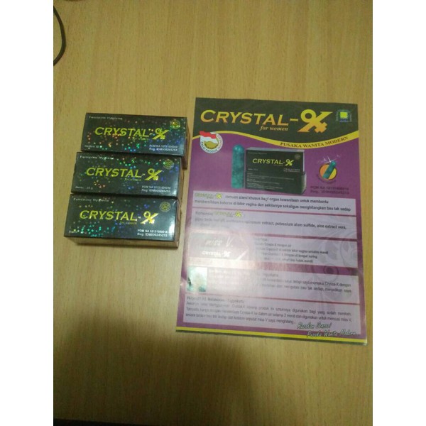 

jual Crystal - X termurah