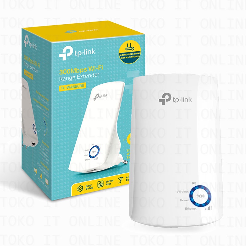 TP-LINK TL-WA850RE WIFI EXTENDER REPEATER PENGUAT SIGNAL TPLINK WA850RE