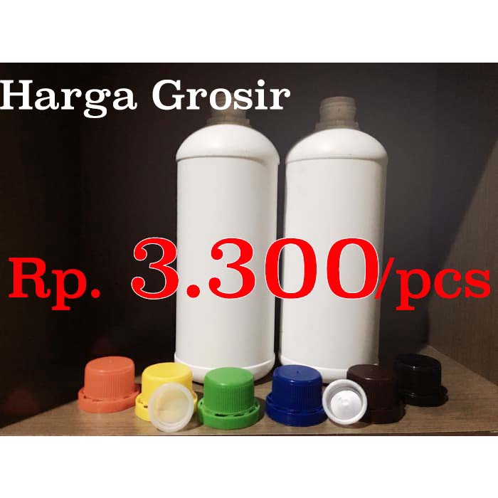 Botol Labor / AGRO / HDPE 1000 ml / 1 Liter TEBAL &amp; ANTI BOCOR