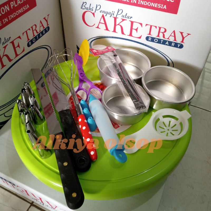 set PERALATAN DEKORASI KUE ULANG TAHUN KUE TART SET 26