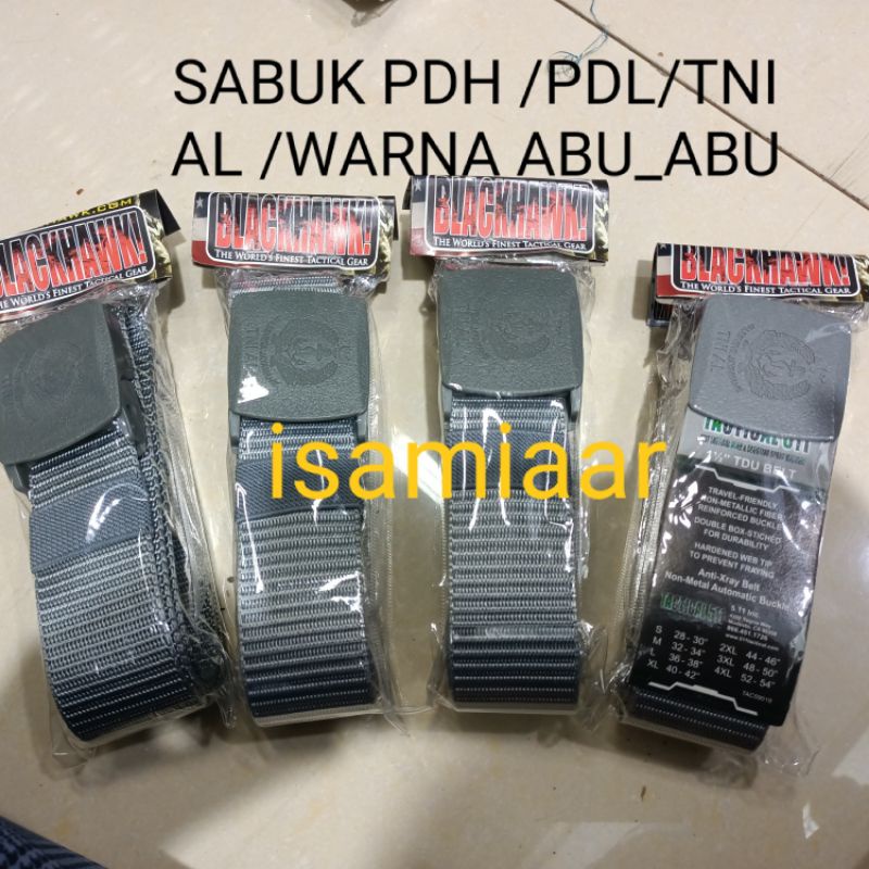 SABUK PDH/PDL TNI AL WARNA ABU_ABU