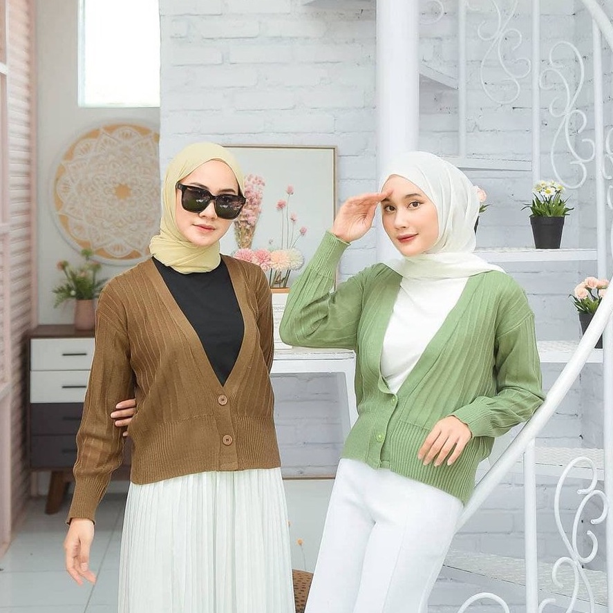 Nara Grosir - Zizi Outer l Sweater Polos l Sweater Pria dan Wanita