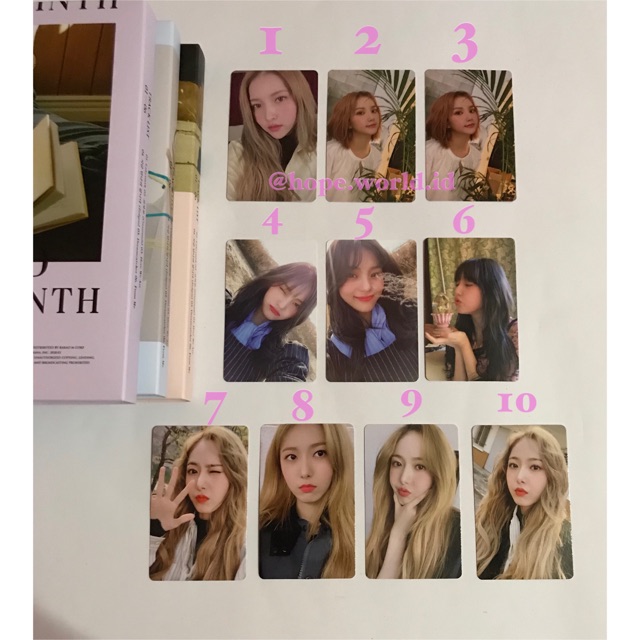 GFRIEND LABYRINTH PHOTOCARD & POP-UP CARD OFFICIAL [EUNHA SOWON SINB UMJI YERIN YUJU]