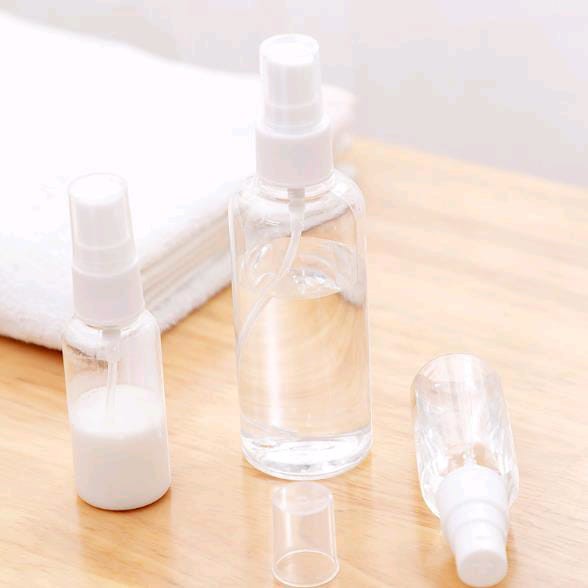 Botol spray transparan kosong bahan plastik isi 30ml / 75ml / 50ml / 100 ml