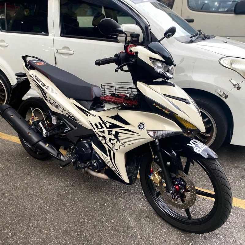 STRIPING JUPITER MX KING / EXCITER 150 / Y15ZR LIST HITAM