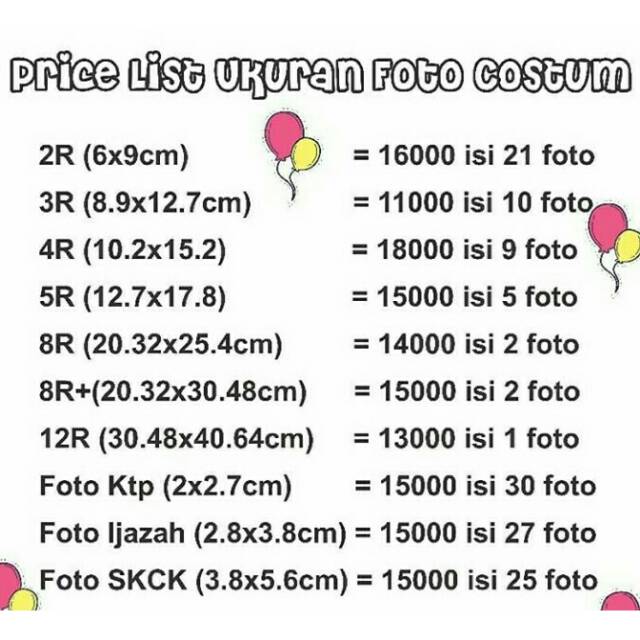 

Cetak foto paket costum 2R,3R,4R,12R dll FREE KARDUS PACKING