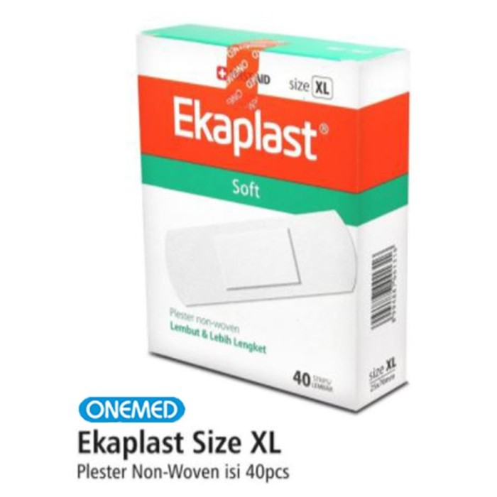 Plester Luka Soft Non Woven OneMed Ekaplast Size XL isi 40 pcs