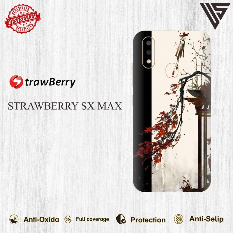 GARSKIN HANDPHONE STRAWBERRY SX MAX (ISI 2PCS)