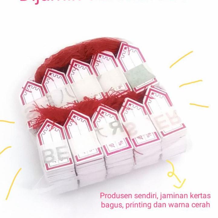 

[KODE KKQEW] label harga emas/perak 1000pcs