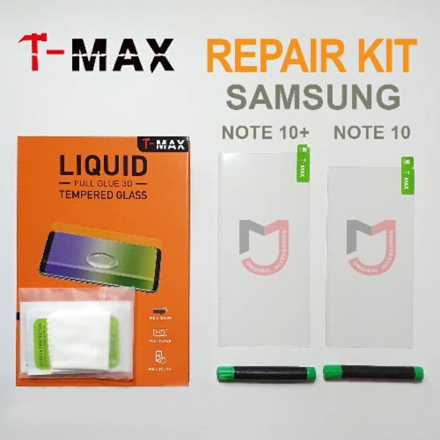 T-MAX REPAIR KIT Glass & Glue Samsung Note 10 - Note 10 Plus Tmax