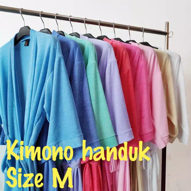 Lover Fashion Kimono Handuk Polos Remaja