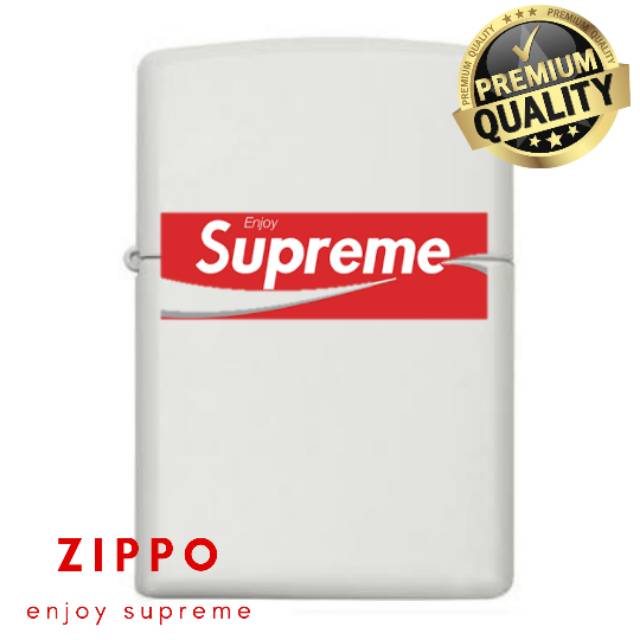 Zippo white enjoy supreme limited