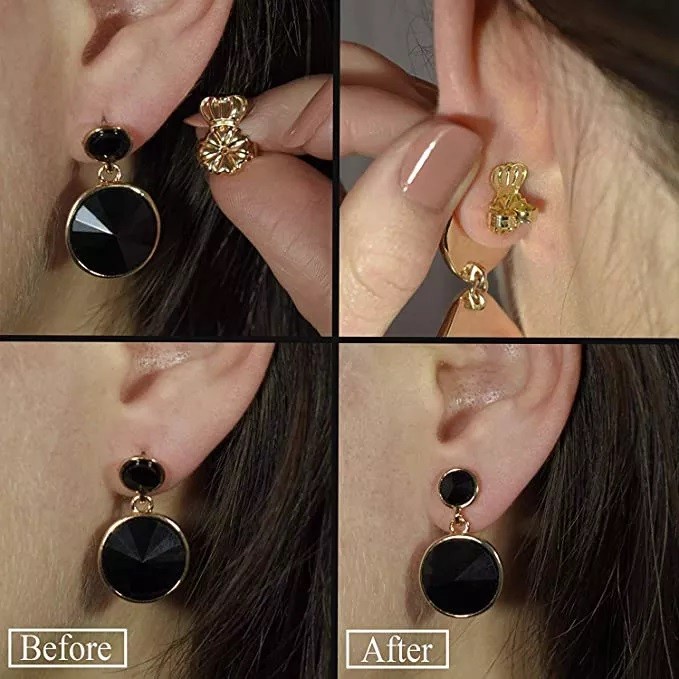 GELASA Penahan Anting Berat Penutup Anting Earring Stopper 2pcs (1 pasang )