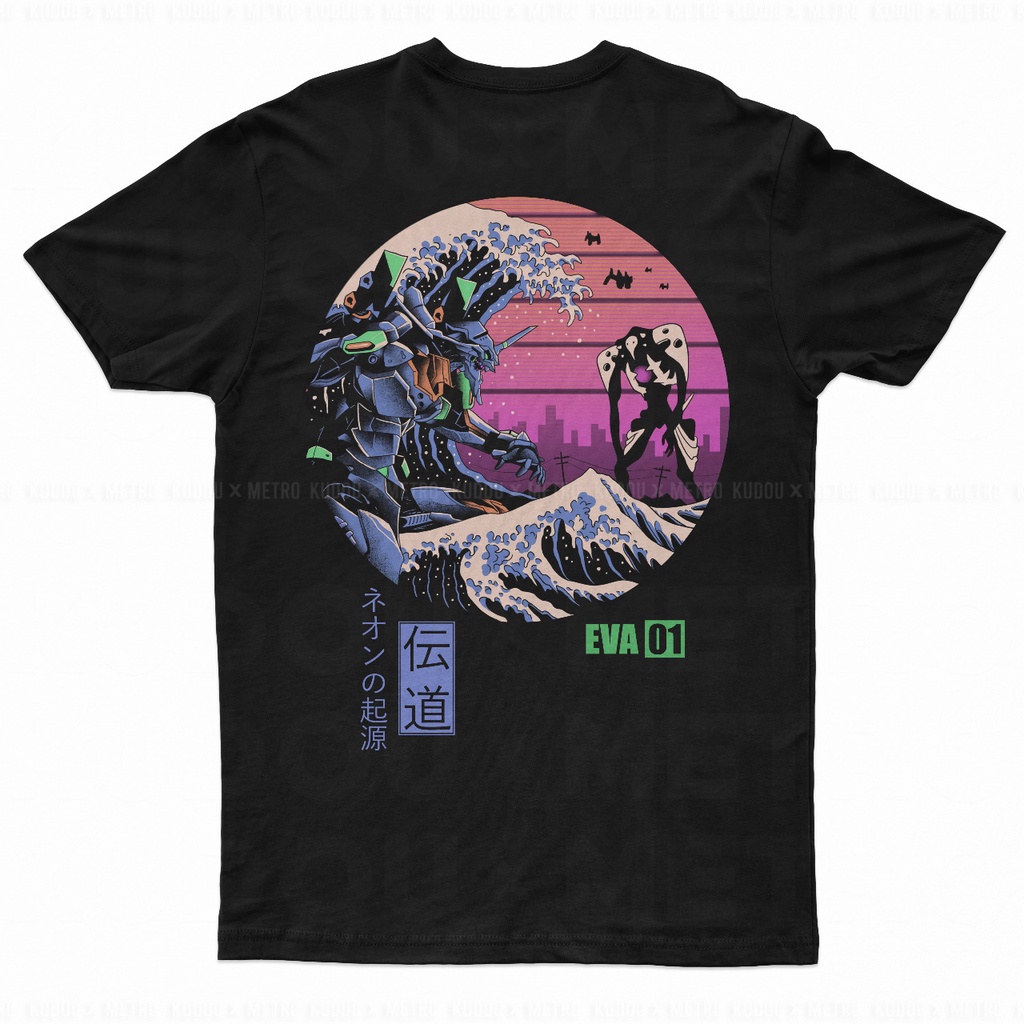 Tshirt Evangelion Wave Anime Manga Premium Unisex