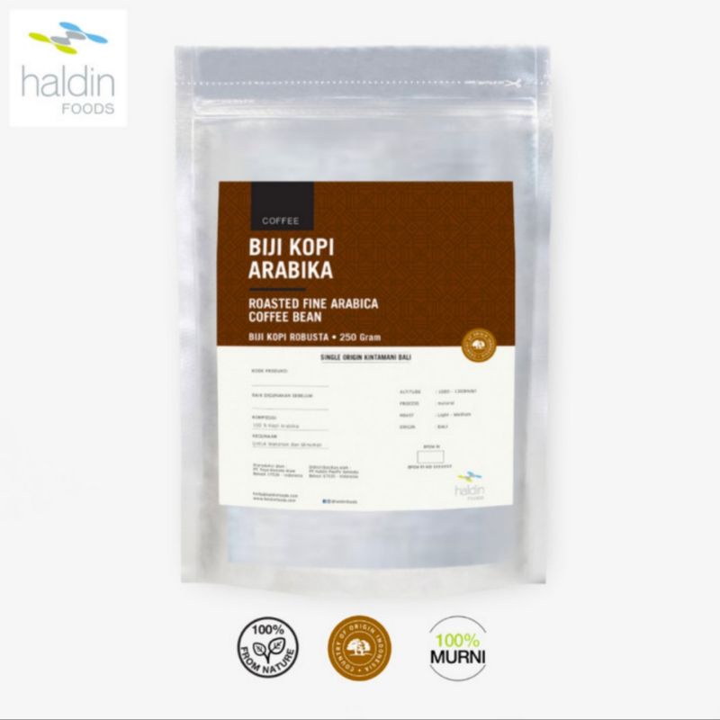 

Biji Kopi Arabika 250 gr