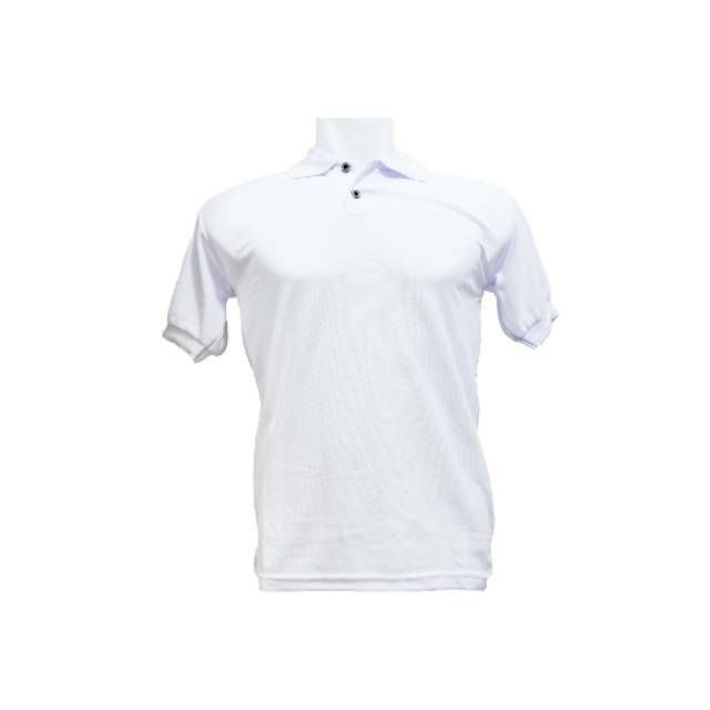 YB POLO SHIRT KAOS KERAH PUTIH POLOS BAJU PRIA COWOK KAUS CASUAL TANGAN KATUN LENGAN PENDEK