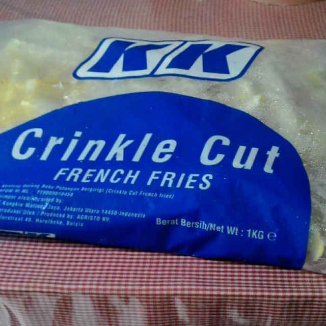 Kentang goreng crinkle cut 1kg