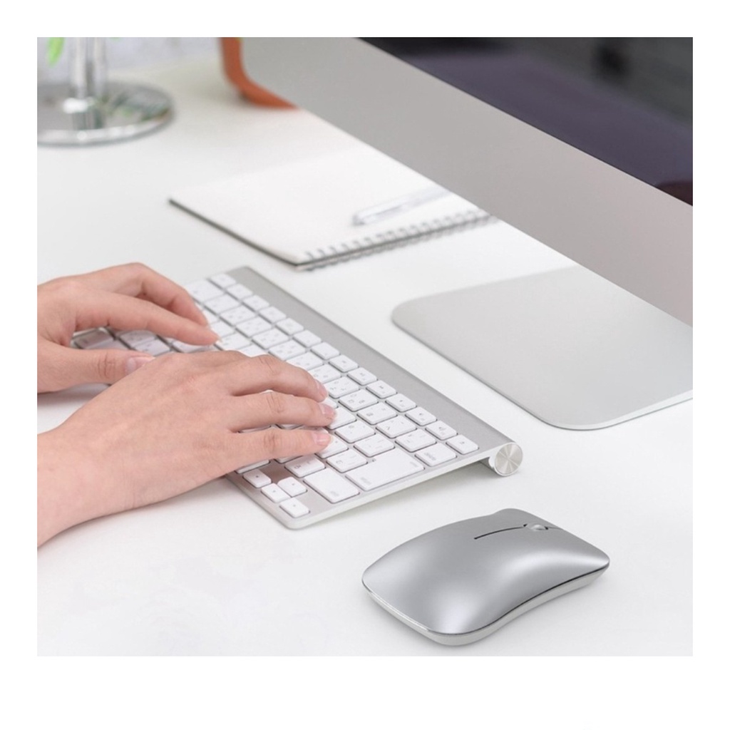 Trend-New Mouse Wireless Rechargeable &amp; Silent Click USB POWER SAVING