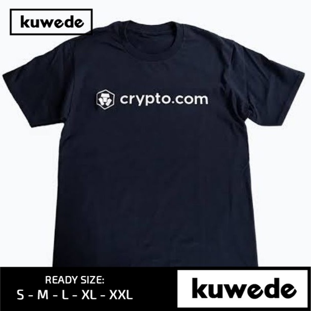 Baju Kaos CRYPTO.COM - T-Shirt Crypto