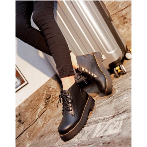 Sepatu Boots Martin DEWASA Model British  Sepatu boots DEWASA HITAM COKLAT IMPORT