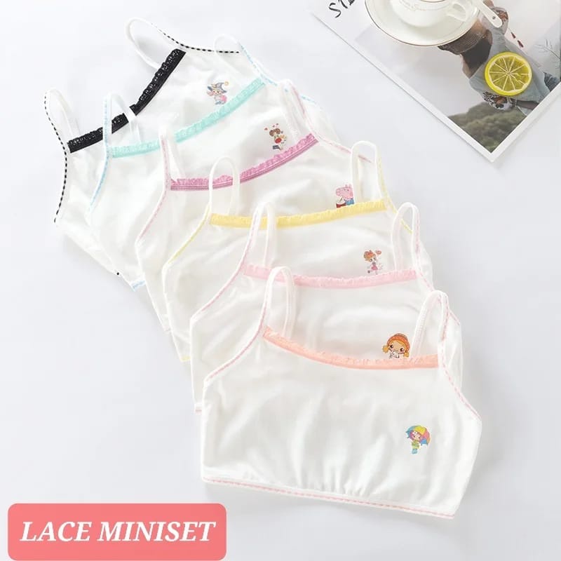 LACE MINISET PAKAIAN DALAM ANAK SD SMP REMAJA KATUN IMPOR NOT SOREX