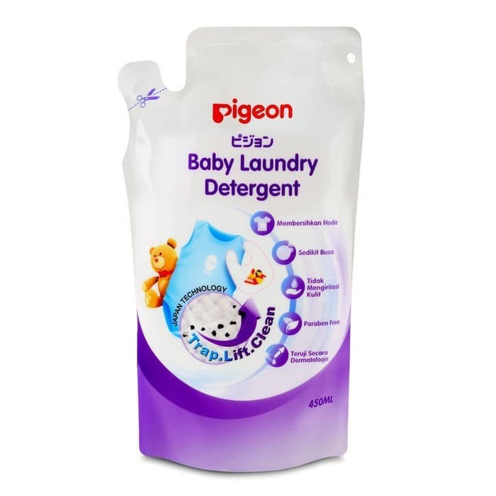 Pigeon - BUY 2 GET 1 Baby Laundry Detergent Liquid Refill 450ml