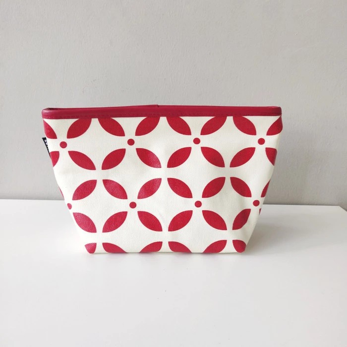 

Organizer Pouch Kawung Red Canvas Living