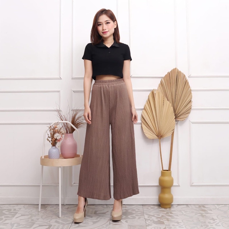 Kulot Plisket Lidi OVERSIZE Wanita