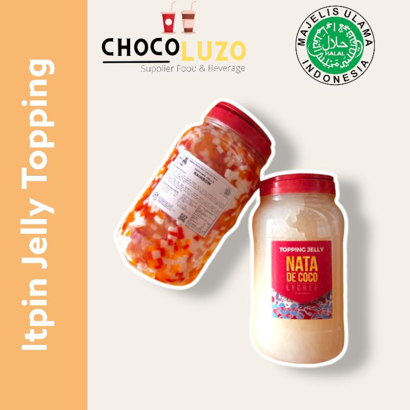 

250gr ITPIN JELLY ANEKA RASA RAINBOW, COFFEE JELLY, BROWN SUGAR JELLY, MATCHA JELLY,