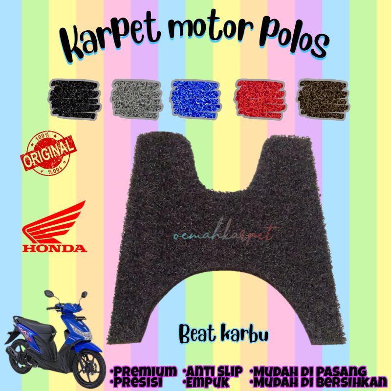 [KARPET MIE] Karpet Mie Beat Karbu PDK•Karpet Motor Beat Karbu