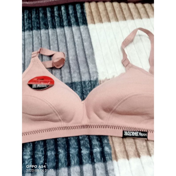 Bra sport bra Tampa kawat Tampa busa.sport bra.promo 3 pcs