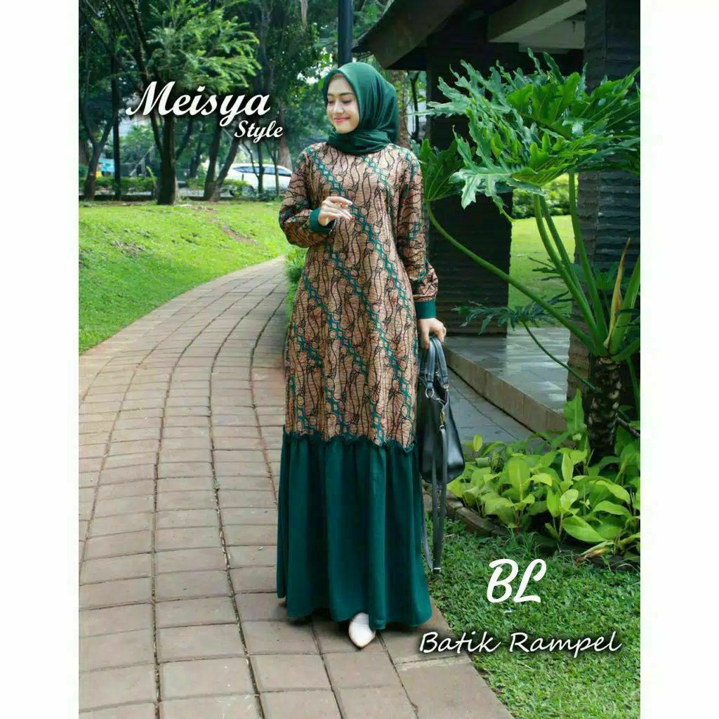 GAMIS BATIK MANGGAR,SEKAR,CANTIK, KUBIS,KUPU,PADI,DAUN/COD-misya ss ijo