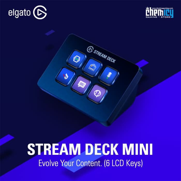 Elgato Stream Deck Mini 6 LCD Keys Live Controller