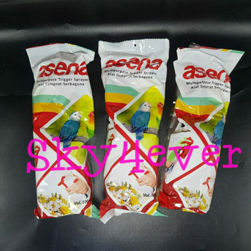 BOTOL REFILE ASENA MODEL SPRAY 500ML TANPA CORONG