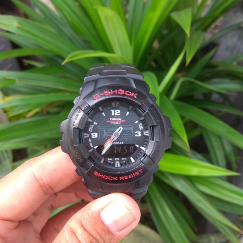 Jam tangan pria Casio Gshock G 100 Analog digital