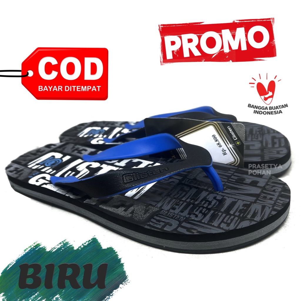 Sandal Pria Distro Keren Harga Terjangkau - Sendal Jepit Pria Distro Nyaman Digunakan