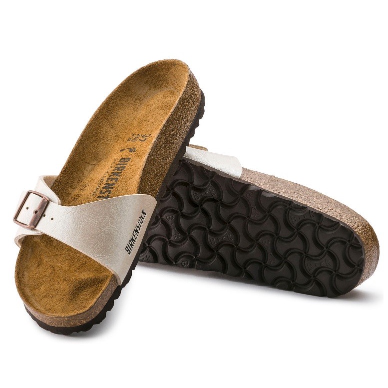 Sandal Birkenstock Madrid Pearl White Original