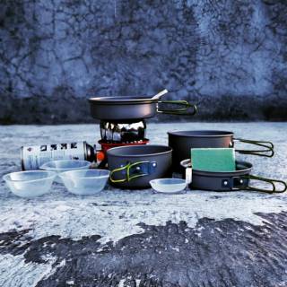 PAKET ALAT MASAK CAMPING - ALAT MASAK OUTDOOR - PERALATAN MASAK HIKING