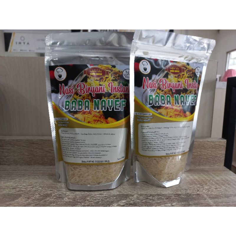 

Nasi Biryani Instan khas Timur Tengah Baba Nayef murah berkualitas